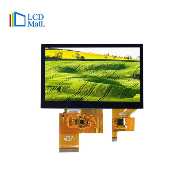 4.3 Inch 24 BIT RGB Custom LCD Display Transflective TouchScreen 1000nits