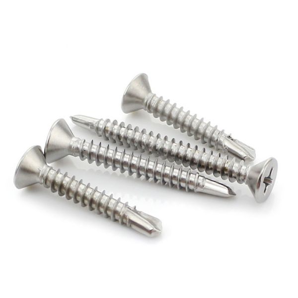 DIN7504P Zinc Plated Countersunk Head Self Drilling Screw for Metal-to-Metal Fastening