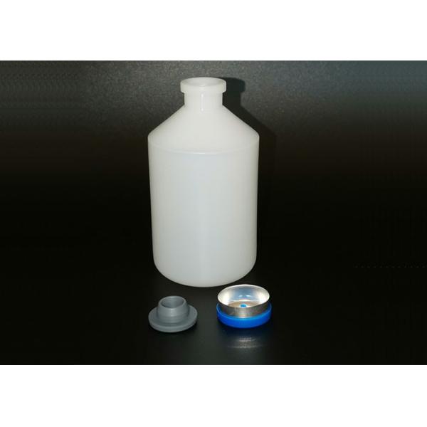 Rubber Cap 100ml Plastic Vaccine Bottle For Medical Packaging