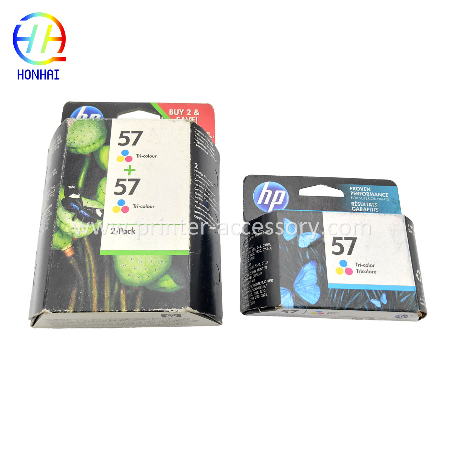 HP 57 C6657AA Оригинальный трехцветный картридж для HP DeskJet F4100 450 9600 PhotoSmart 100 7000