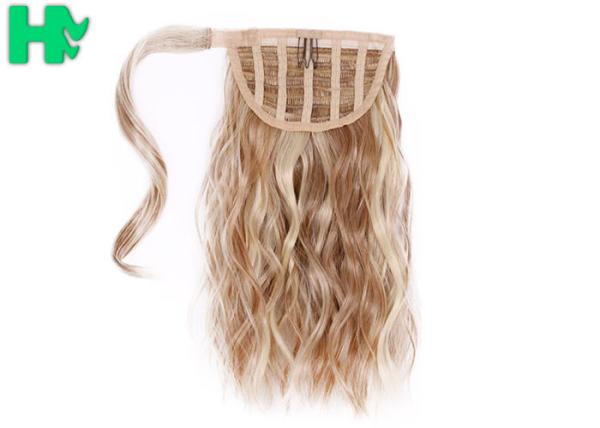 8A Straight Synthetic Clip In Hair Extension Heat Resistance Clip In Hair Pieces