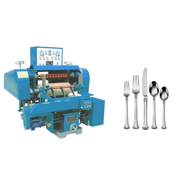 Зеркальная отделка двойной столовый прибор вала полируя машину для ручки ложки нержавеющей стали