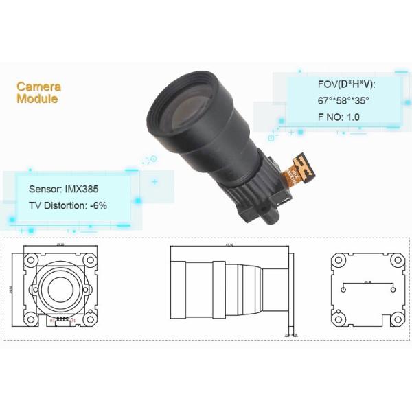 Mini 2MP Sony IMX385 COMS Sensor AHD Drone Модуль камеры Mipi