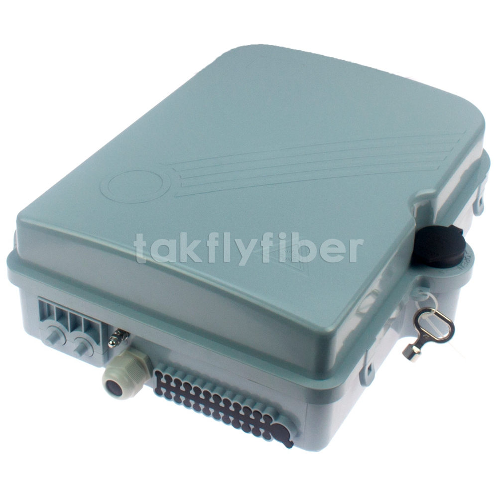 Сеть коробки прекращения оптического волокна доказательства IP65 FTTH пыли на открытом воздухе