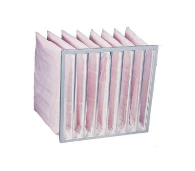 Customizable Low Resistance Pocket Air Filter With 6pcs Bags Maximum Temperature ≤80C