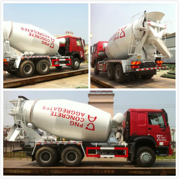 Self Loading HOWO 10 CBM 6X4 Concrete Mixer Truck Cement Mixer Truck For Sale