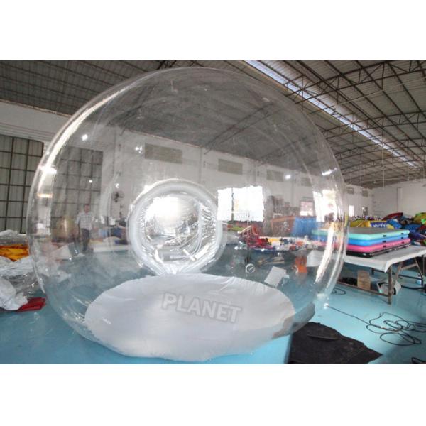 Hotel Inflatable Crystal Bubble House Tent With Airtight Tunnel