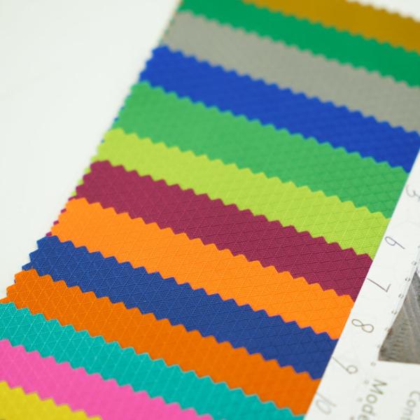100% Polyester PU Diamond-Type Lattice Fabric Durable Material For Backpack And Other Item