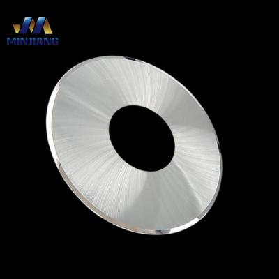 Facas circulares de aço da talhadeira do carboneto de tungstênio do elétrodo para a indústria da bateria de lítio