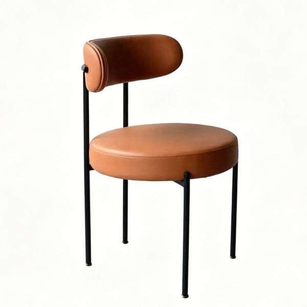 IM-215 Metal Restaurant Chair | Customizable Upholstered Dining Chair