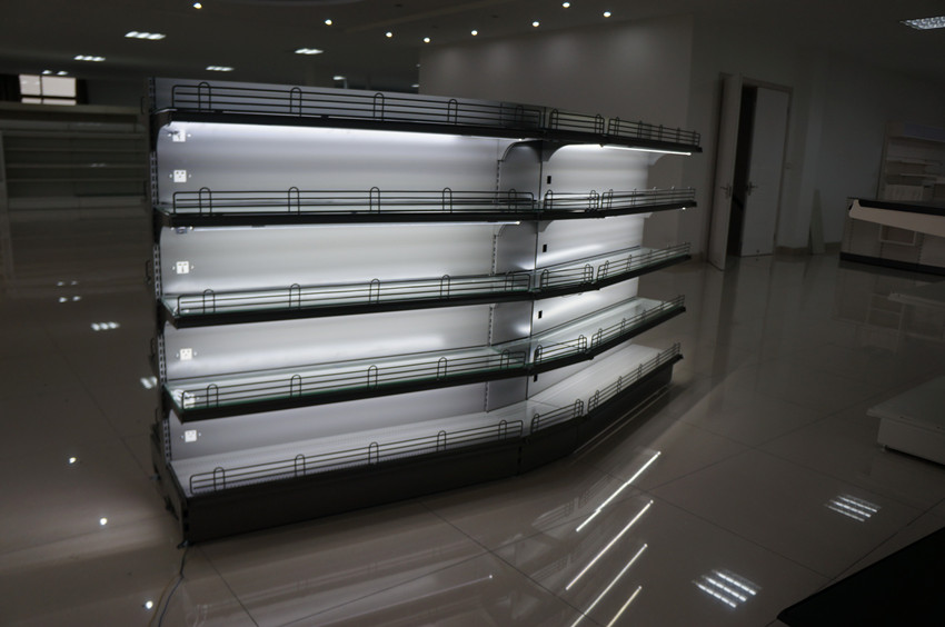 Блоки Shelving приспособлений дисплея супермаркета коммерчески с штырем для крепления изоляторов 3