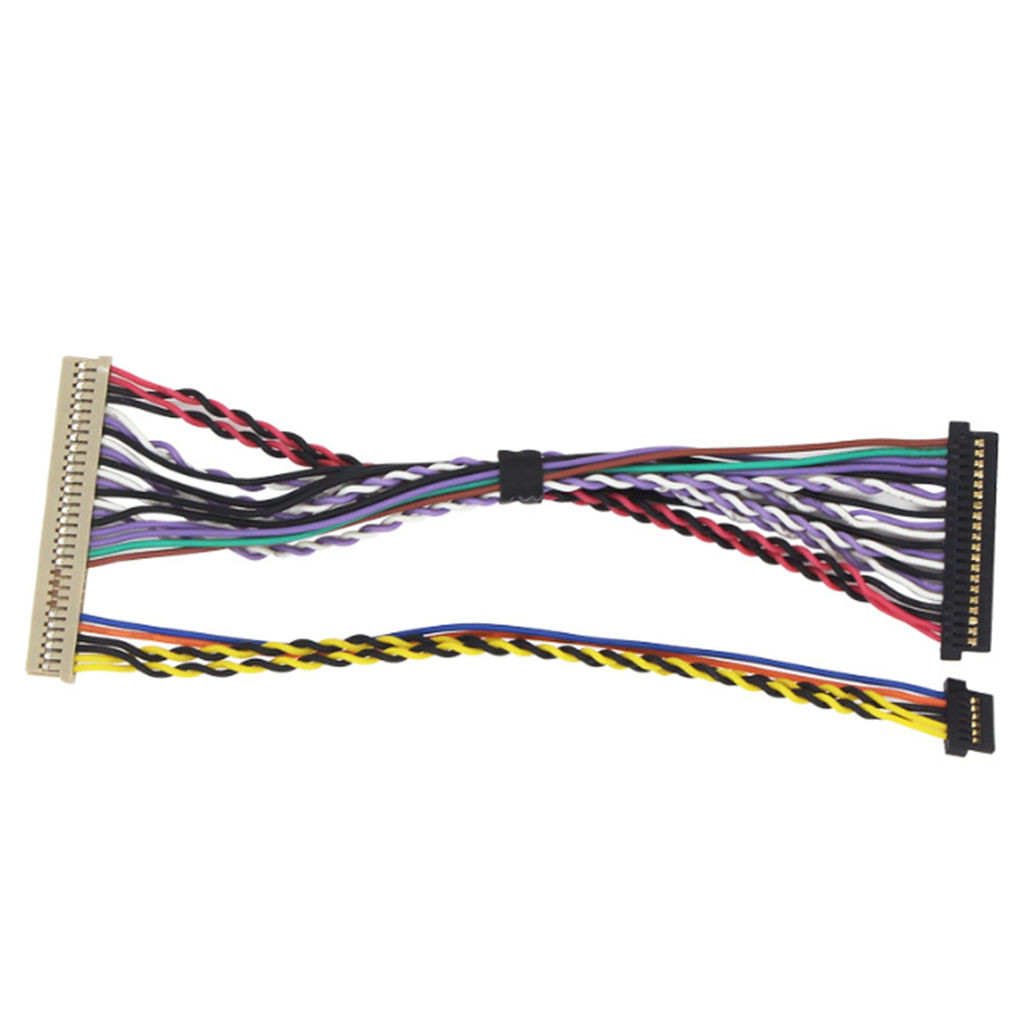 Провод сборки кабеля ODM LVDS OEM обуздывает электрический 40 Pin Pin 30 Pin 20