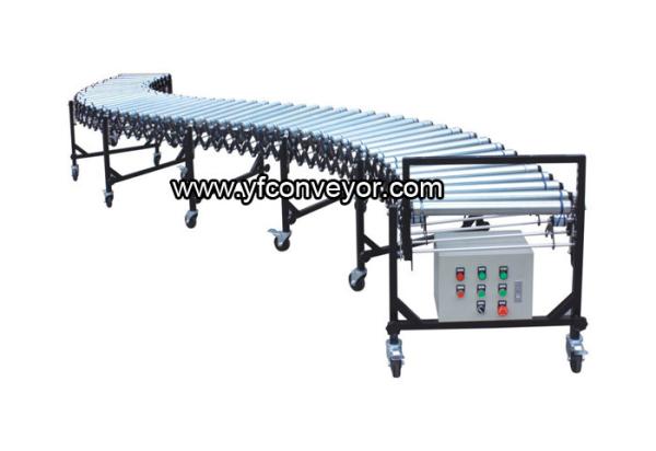 Flexible Expandable Motorized Roller Conveyor,Powered Roller Conveyor