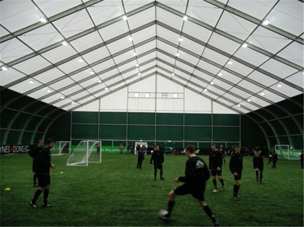 Coated Pvc Extruded Aluminium Alloy Structure Big Marquee Tent , Sports Event Tent Football Clubs