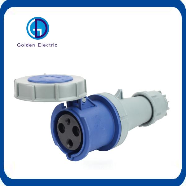 16A 32A 63A 125A Tela de tomada industrial com tomada de cobertura IP 67 Tipo homem e mulher