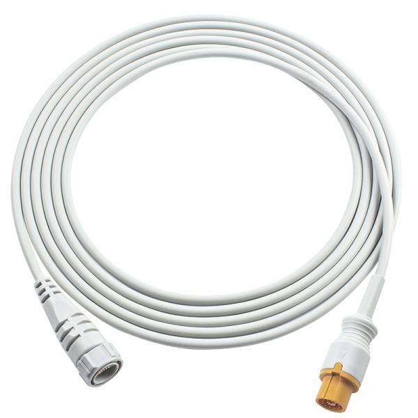 Fukuda Denshi Compatible IBP Adapter Cable MR Connector