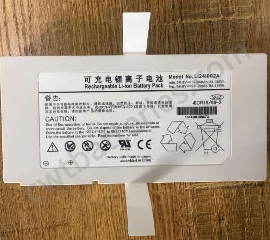 Batería compatible LI24I002A para Mindray M8 M9 TE7 Ultrasonido Mindray SV300 Ventilador Nuevo 14.8V 5700mAh 84.36Wh Equipo médico