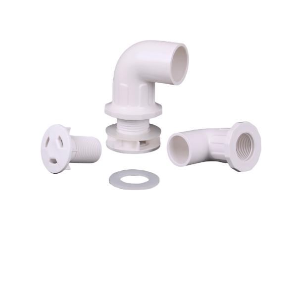 Customized Elbow Pvc Pipe 90 Degree Pvc Connector PVC Pipe And Fittings For Living Room