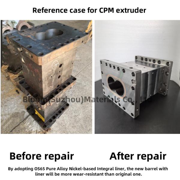 Nickel Alloy Twin Screw Barrel for PEEK Plastic Extrusion