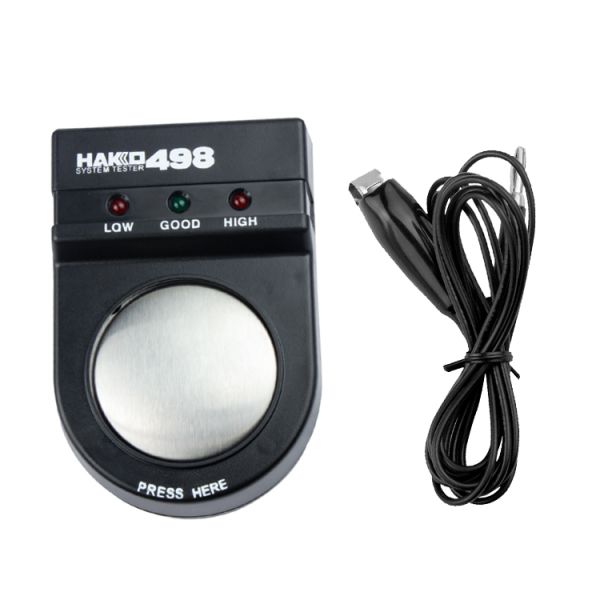 498 Anti-Static Wrist Strap Tester High-Precision Handheld Wrist Strap Tester