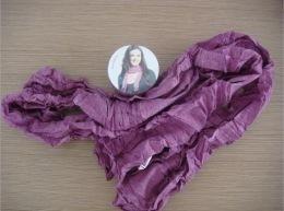 Compressed Knitted Scarf, 100% Cotton, Plain Dyed, Fashional Scarf YT-737