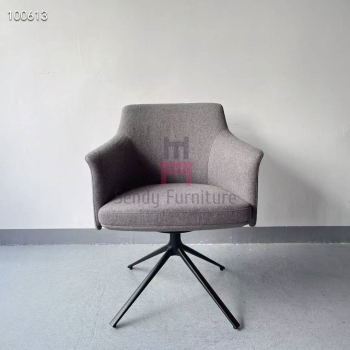 Metal Restaurant Chair | Upholstered 4-Spots Base Dining Chair