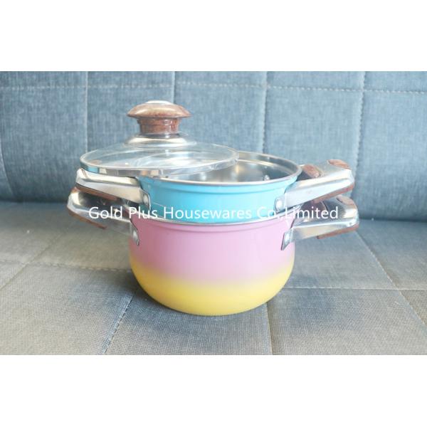 Buffet Stainless Cooking Stew Pot With Plastic Heat Insulation Handle