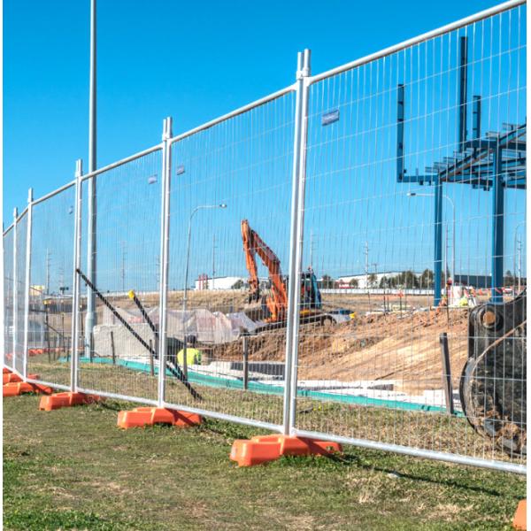 Hot Dipped Galvanised Outdoor Temp Fence Panels For 3mm / 4mm Wire Dia