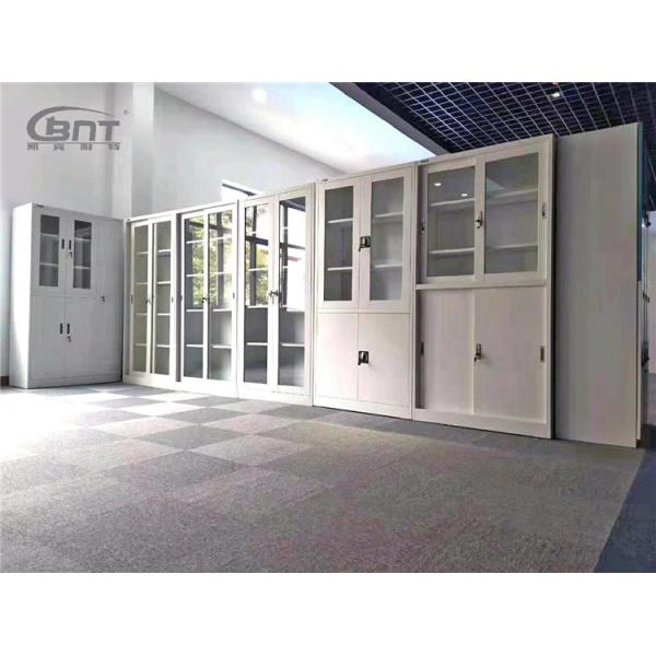 Thickness 0.6mm Powder Coated Steel Book Case Cabinet 5 Layers
