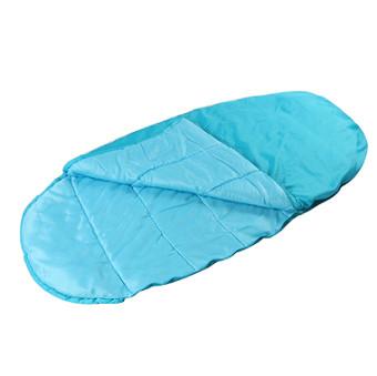 180x50cm Blue Light Cotton Zero Degree L Size Oval Sleeping Bag