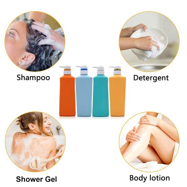 Factory Price Custom 500ml HDPE Soft Touch Plastic Hair Shampoo Lotion Body Wash Bottles Shower Gel Bottles with Pump Dispenser