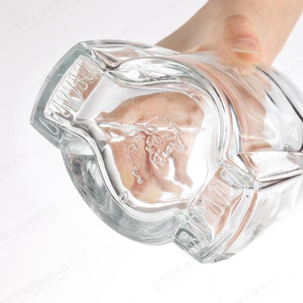 Glass Liquor Bottle with Cork 750ml 500ml 375ml 200ml 100ml Vodka Spirit Gin Rum