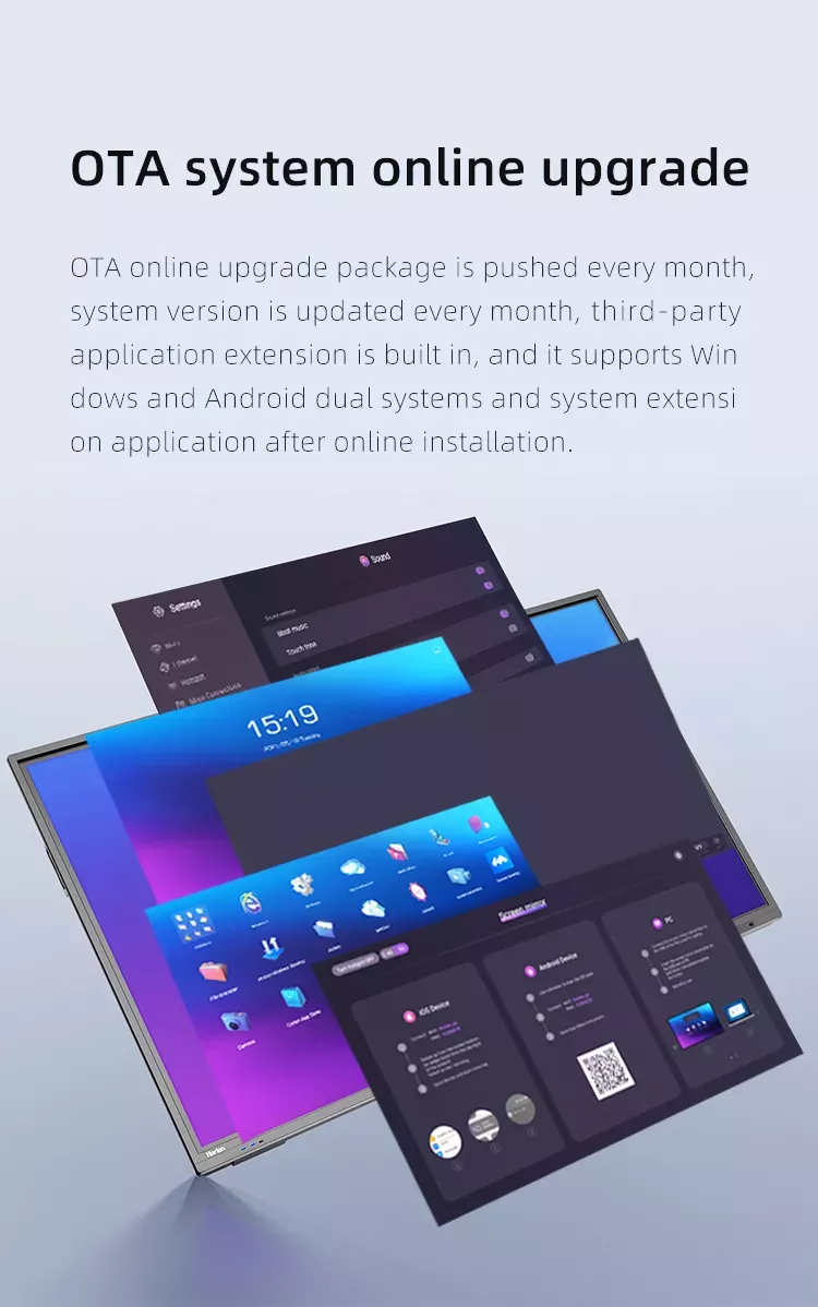 Образование цифров взаимодействующее Whiteboard касание игрока рекламы медиа-проигрывателя 65 дюймов ультракрасное