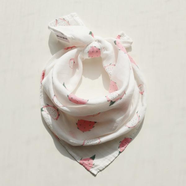 Open Weave Cotton Muslin Baby Bibs Customized Size For Kids / Toddlers