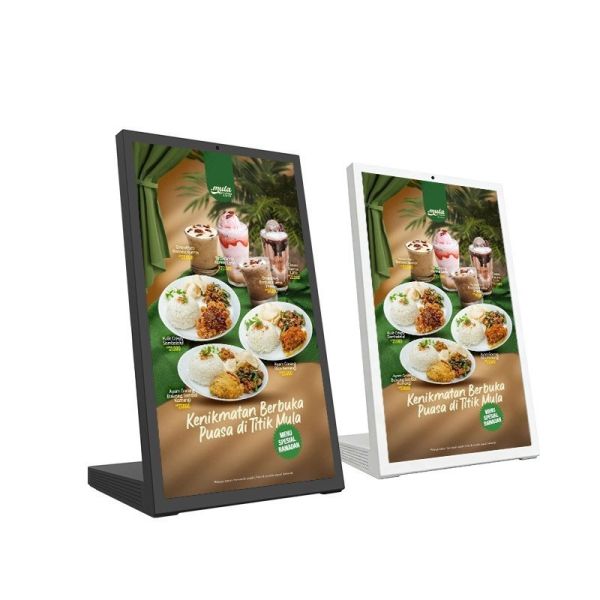 Restaurant Chain Digital Menu Board with Multi-Store CMS Control, High-Definition Display, and Self-Ordering