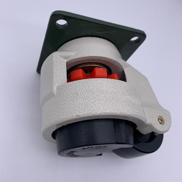 Rodízio retrátil montado placa GD-100F da bancada