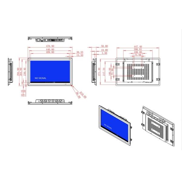 18.5-Inch Android Touch Panel For Logistics Solutions And Smart Retail Kiosks