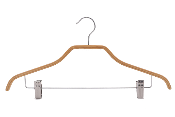 Betterall Bamboo Heavy Duty Clothes Clothing Type Non Slip Plywood Hanger