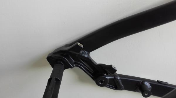 27.5 Plus Boost Full Suspension Electric Mountain Bike Frame fits Bosch CX Mid-Drive