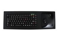 Chaves militares ásperas do teclado 87 do luminoso da compatibilidade eletrónica USB com curso 1.50mm