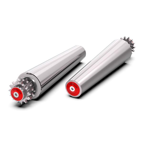 High Transfer Torque Conveyor Roller With Steel Double Sprocket Smooth Operation For Heavy Load Conveying