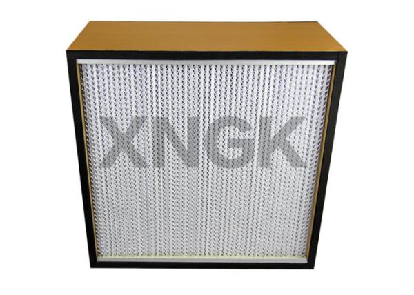 Plywood Particle Board Frame Cleanroom Hepa Filter 0.3 Micron For  Pharmaceutical Or Food Industries