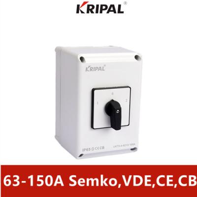 PA PC Copper Waterproof Changeover Switch IP65 3 Phase 230-440V
