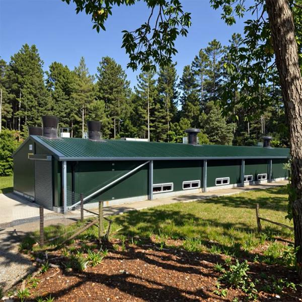 Prefab Steel Structure Low Cost Commercial Chicken House Complete Poultry Farm Shed for Chicken Raising