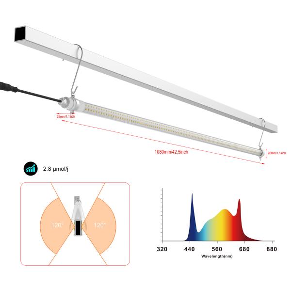Iluminação LED de crescimento com fio de alta qualidade