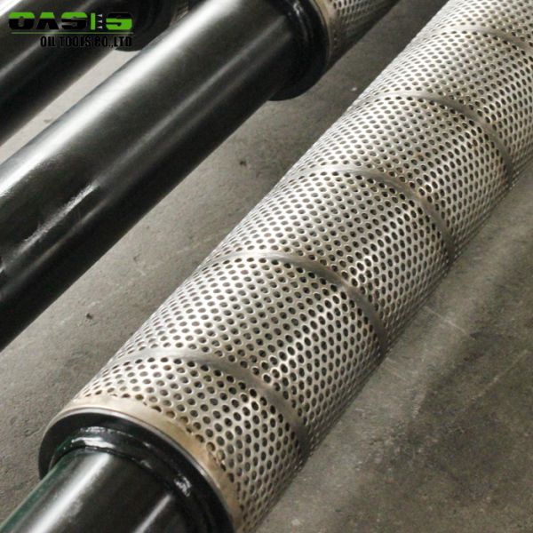Sand Control Premium Screen , 14mm Hole Slotted Bore Casing For Oil / Gas Well