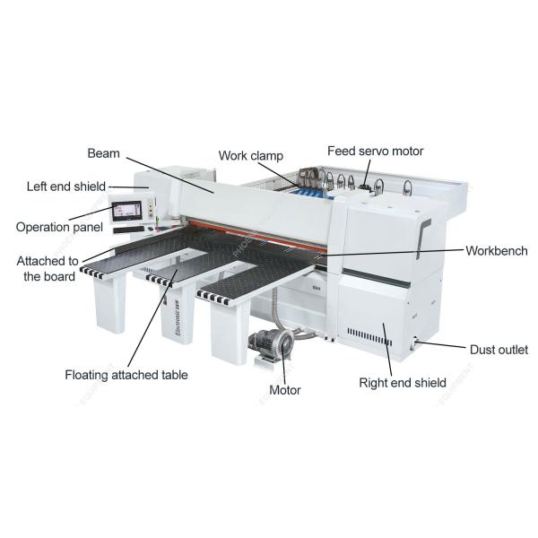 MJ6233A High Speed CNC Intelligent Computer Panel Saw Woodworking Electronic Cutting