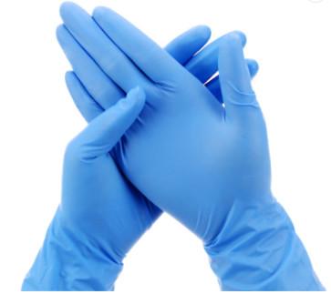 CE FDA510K Nitrile Medical Disposable Glove Blue White Purple Black