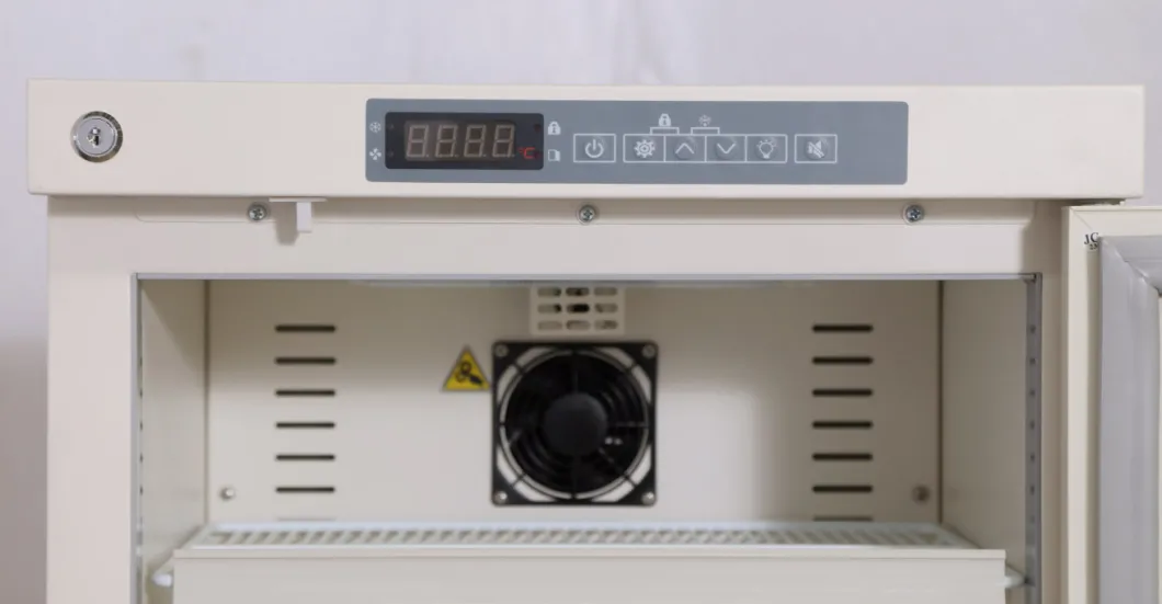 холодильник медицинской ранга фармации 60L вакционный с одиночной стеклянной дверью 2Degrees 8 градусов