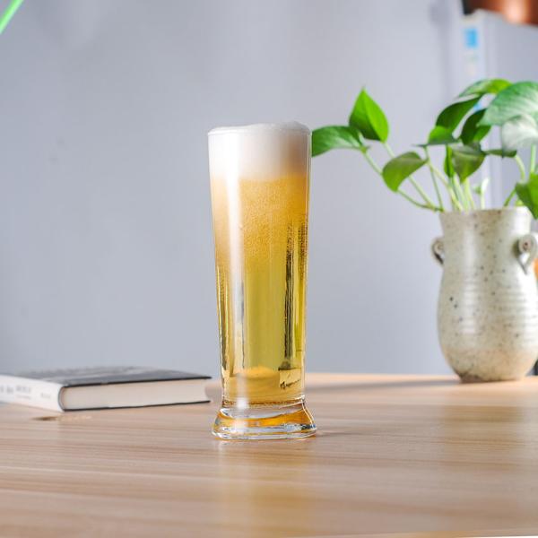 16 Oz Tall Slim Classic Pilsner Glass , Dishwasher Safe Pilsner Beer Mug